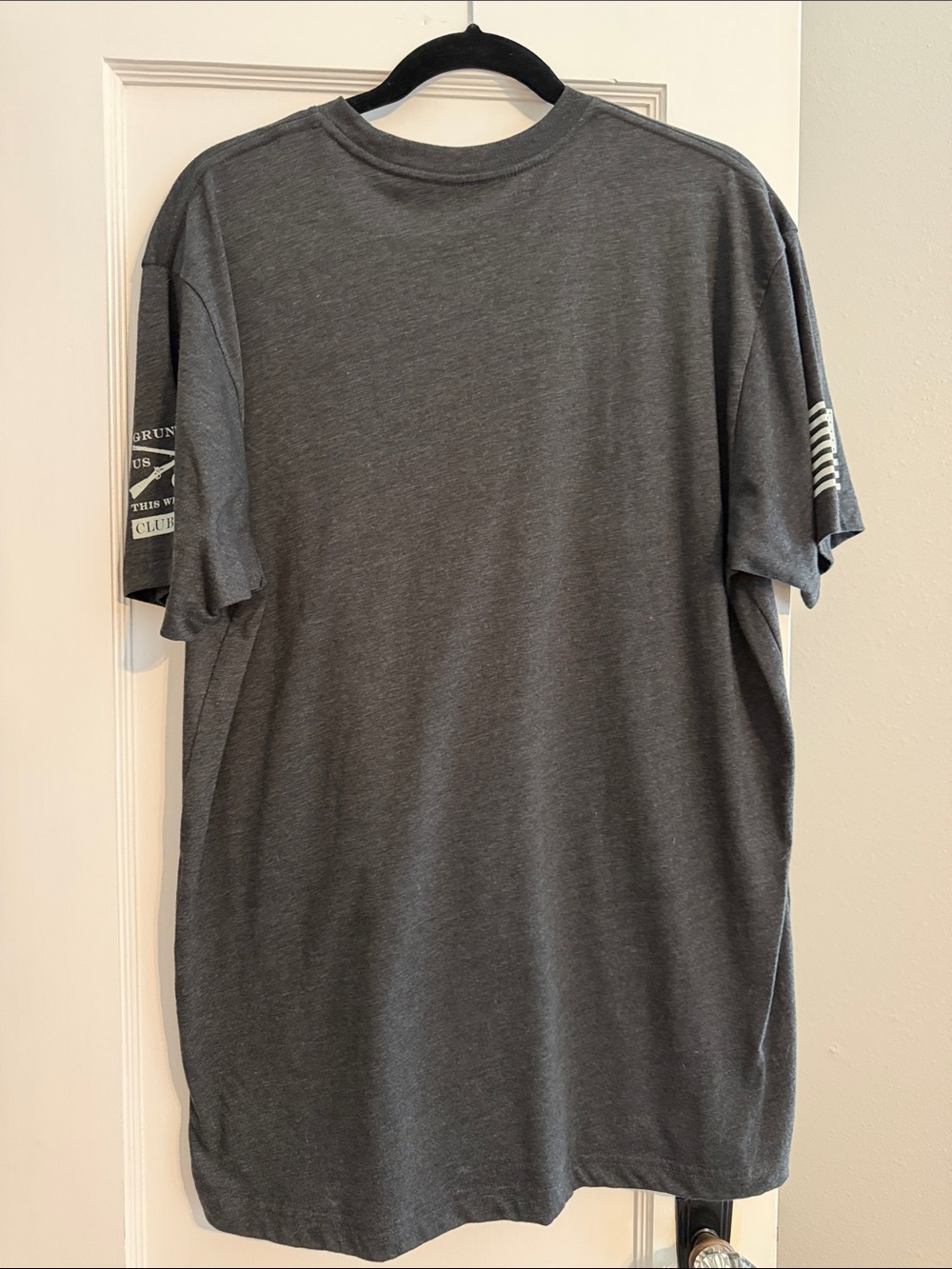 Grunt Style Dark Gray Eagle Graphic Short Sleeve Tee - Picture 6 of 6